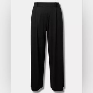 Torrid Studio Pull-On High-Rise Wide Leg Pant Deep Black Size L/12